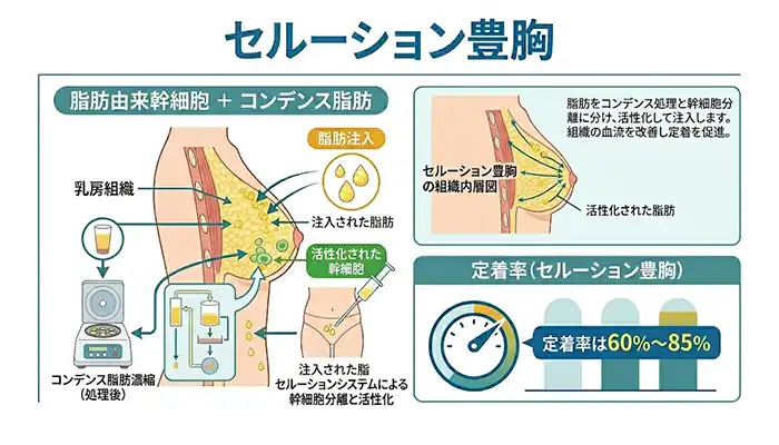 セルーション豊胸