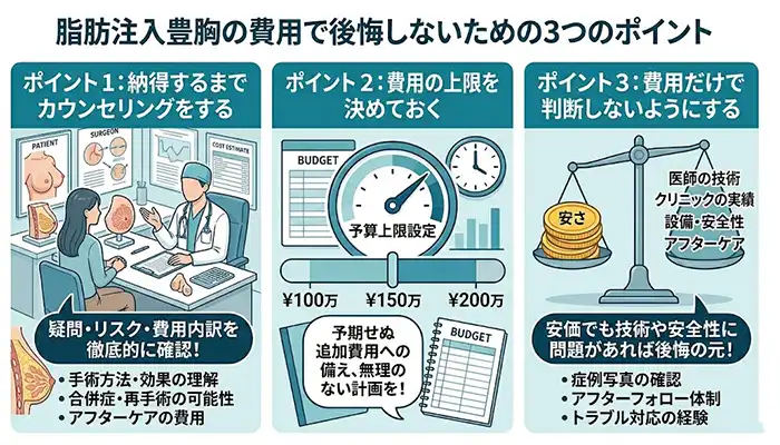 脂肪注入豊胸後悔